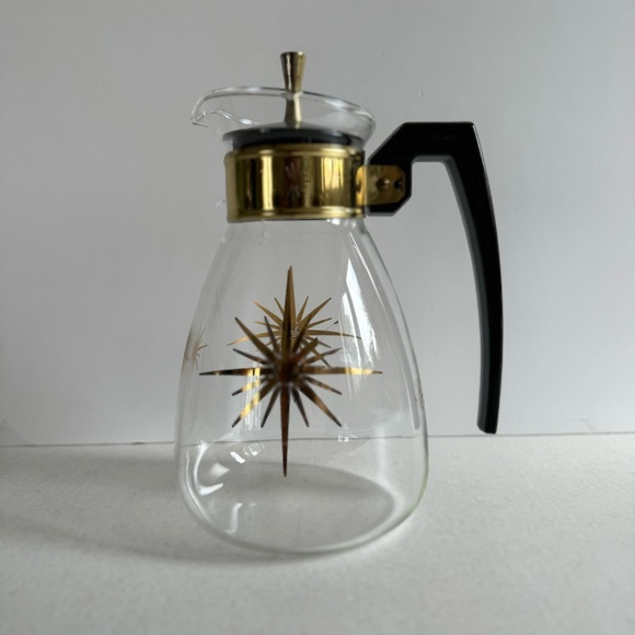 Vintage Midcentury Atomic Coffee Carafe - Picture 1 of 16
